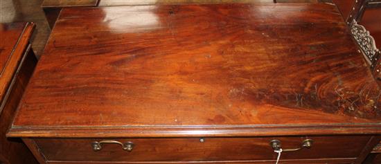 A George III mahogany chest, W.3ft 2in.